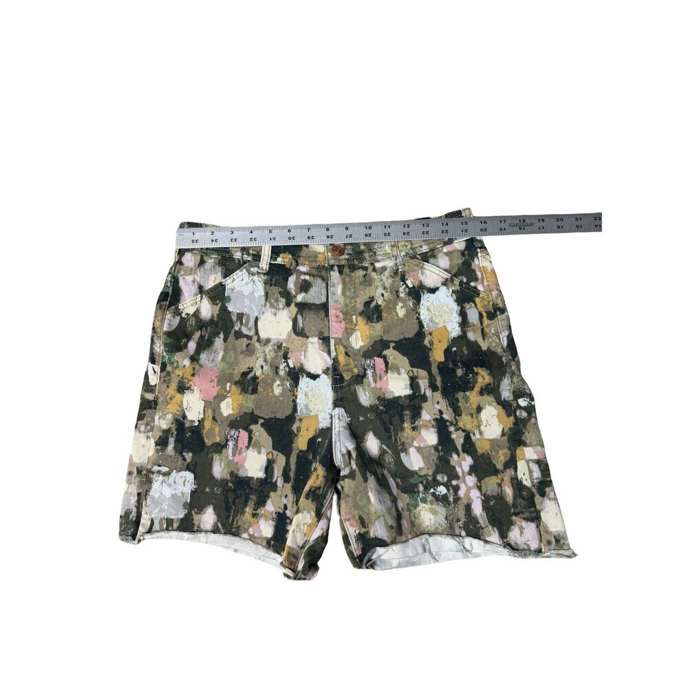 Anthropologie Pilcro Ultra High Rise Relaxed Carpenter Cut Shorts Womens Size 30 - Picture 3 of 8